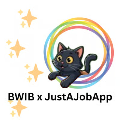JustAJob and Boston Women in Bioinformatics Logo Mashup